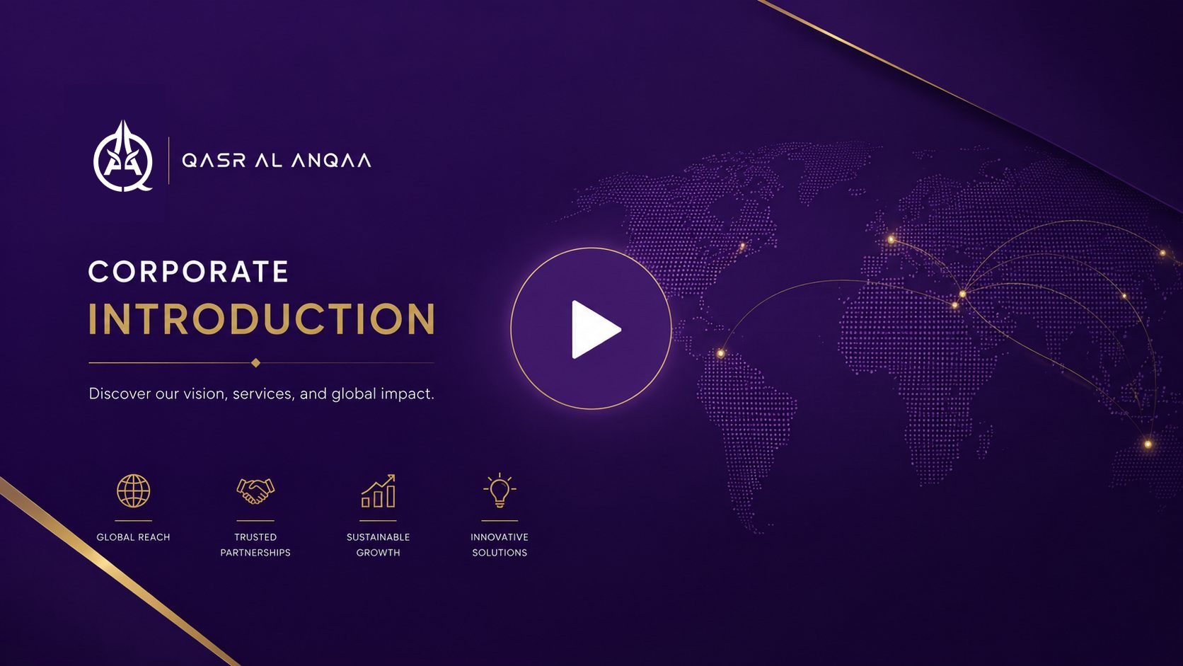 Qasr Al Anqaa corporate introduction video preview