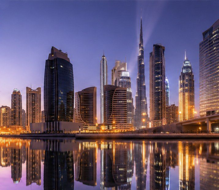 Dubai skyline — international trade and investment hub